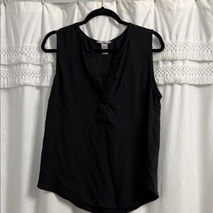 H&M Black Sleeveless Blouse